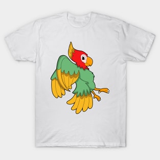 Parrot with red Head T-Shirt